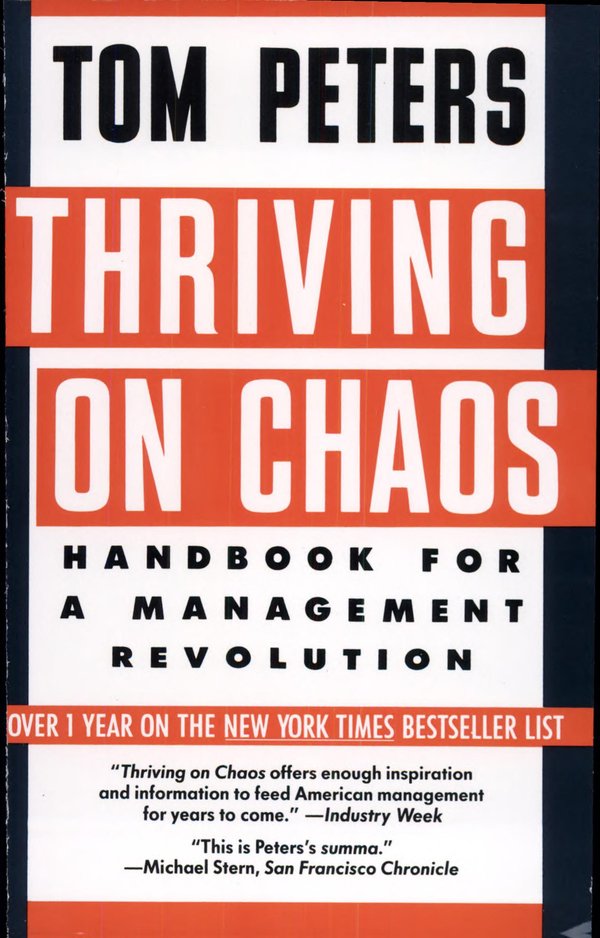 Cover of THRIVING ON CHAOS