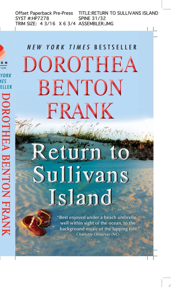 Cover of RETURN TO SULLIVANS ISLAND