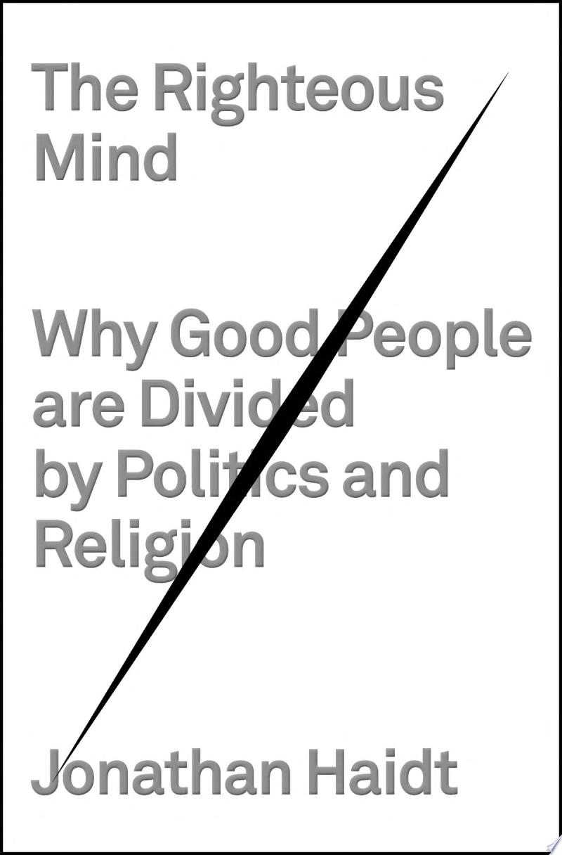 Cover of THE RIGHTEOUS MIND