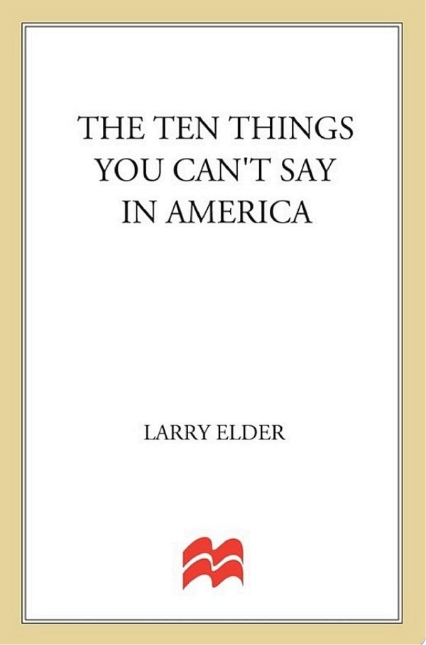Cover of THE TEN THINGS YOU CAN'T SAY IN AMERICA