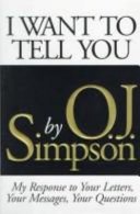 Cover of I WANT TO TELL YOU