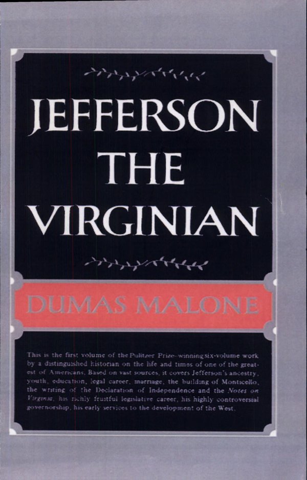 Cover of JEFFERSON THE VIRGINIAN