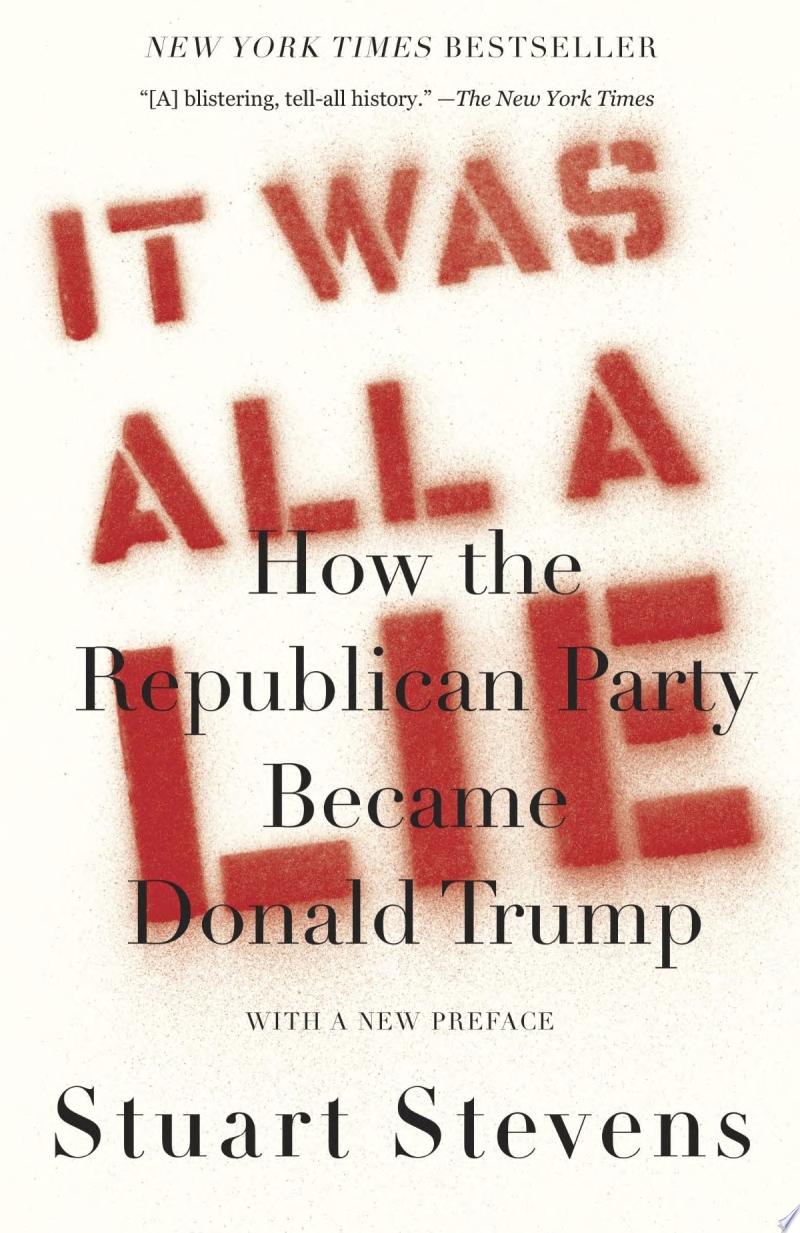 Cover of IT WAS ALL A LIE
