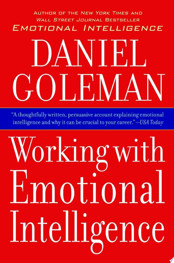 Cover of WORKING WITH EMOTIONAL INTELLIGENCE