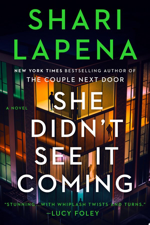 Cover of SHE DIDN'T SEE IT COMING