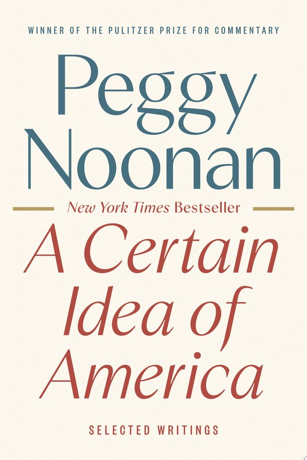 Cover of A CERTAIN IDEA OF AMERICA