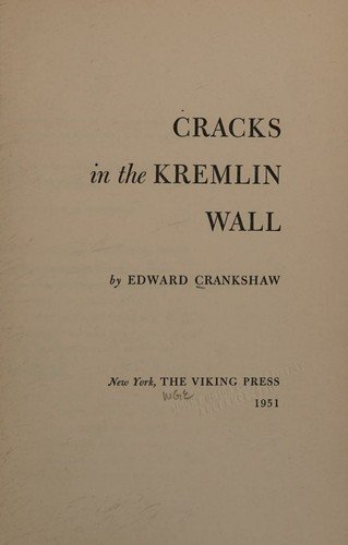 Cover of CRACKS IN THE KREMLIN WALL