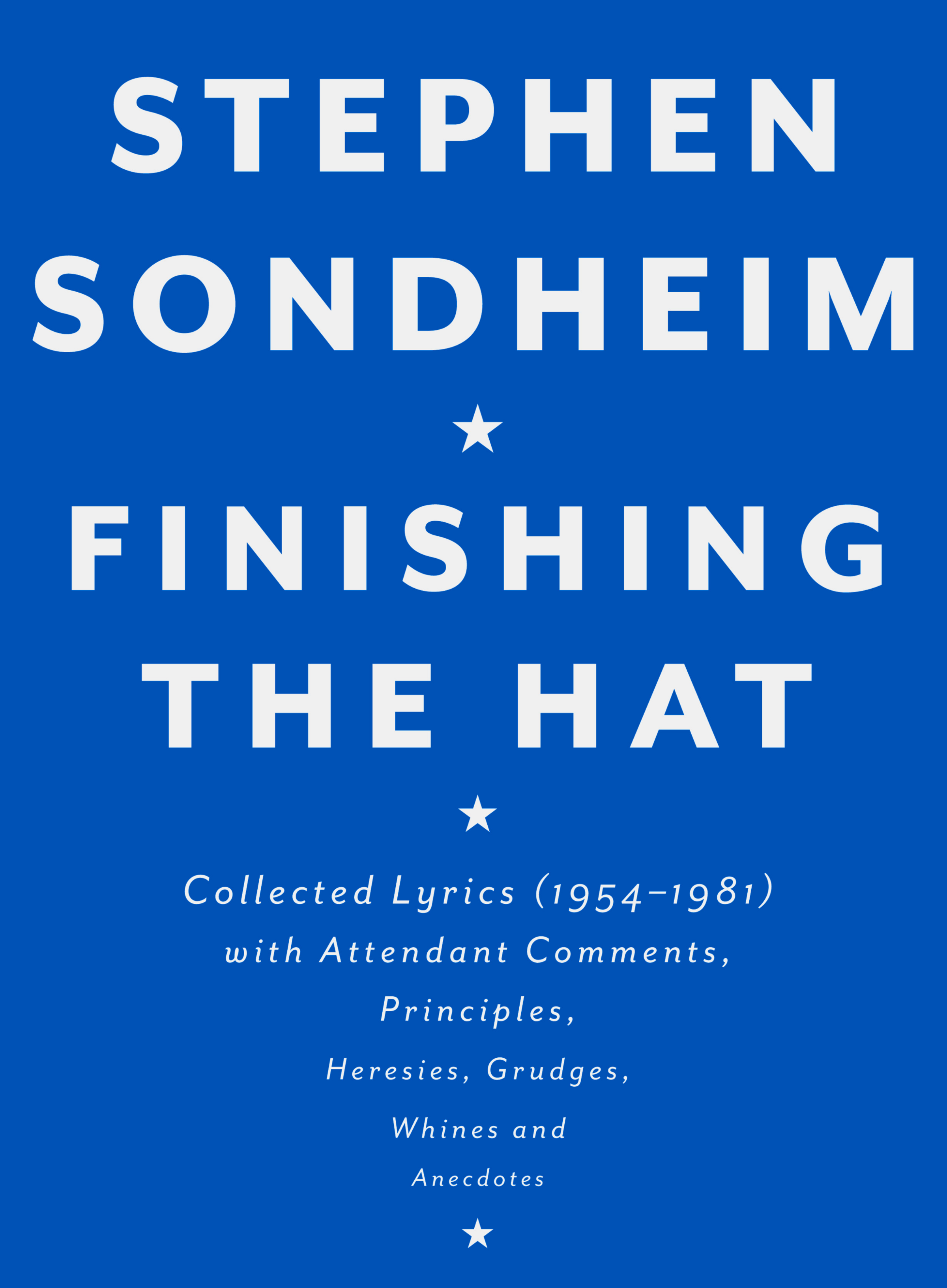 Cover of FINISHING THE HAT