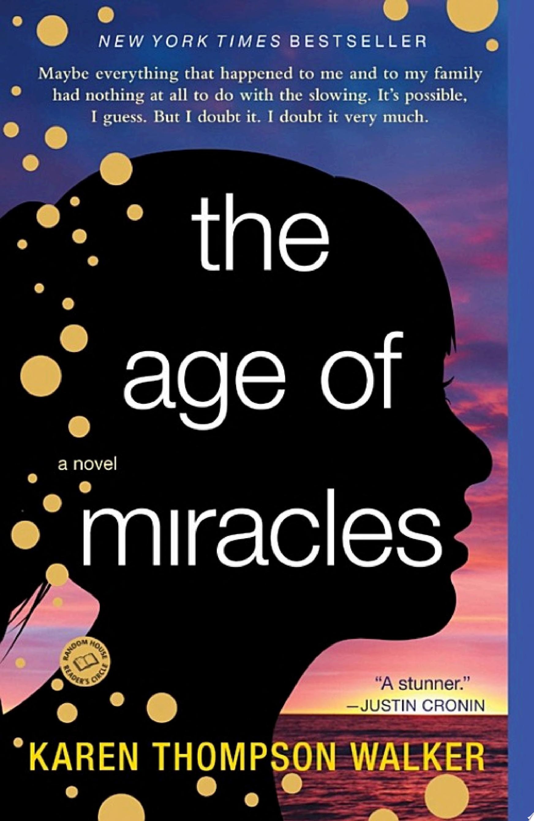 Cover of THE AGE OF MIRACLES