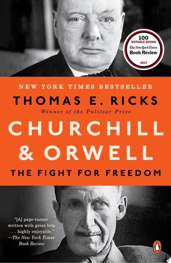 Cover of CHURCHILL AND ORWELL