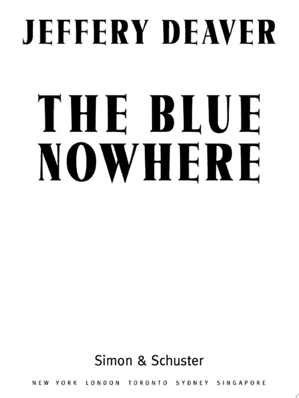 Cover of THE BLUE NOWHERE