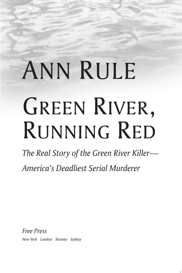 Cover of GREEN RIVER, RUNNING RED