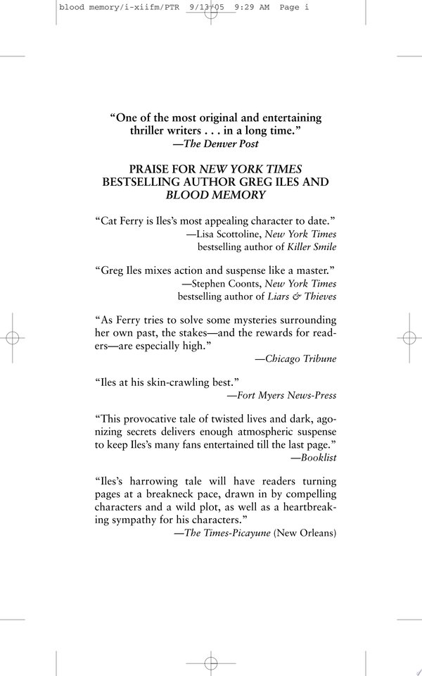Cover of BLOOD MEMORY