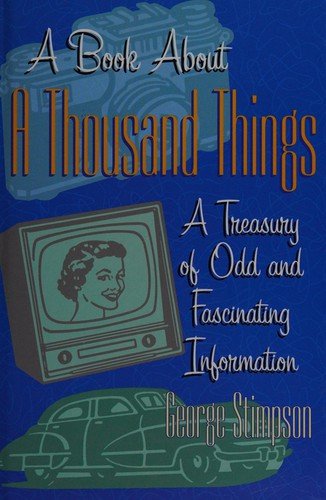 Cover of A BOOK ABOUT A THOUSAND THINGS