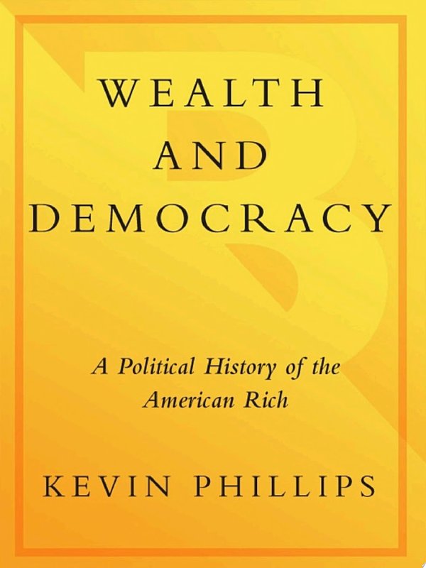 Cover of WEALTH AND DEMOCRACY
