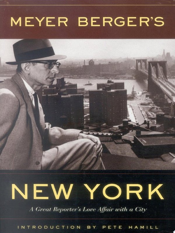 Cover of MEYER BERGER'S NEW YORK