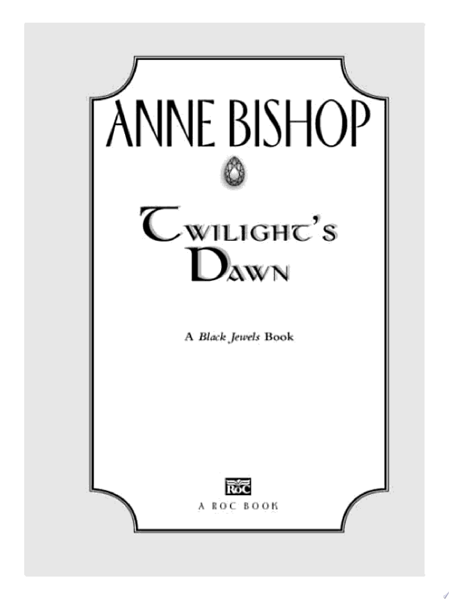 Cover of TWILIGHT’S DAWN