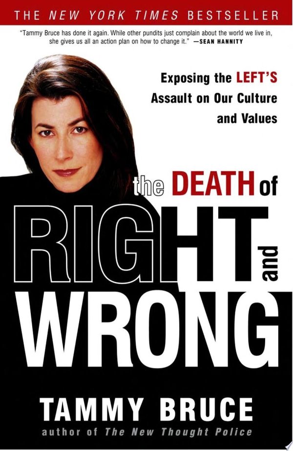 Cover of THE DEATH OF RIGHT AND WRONG