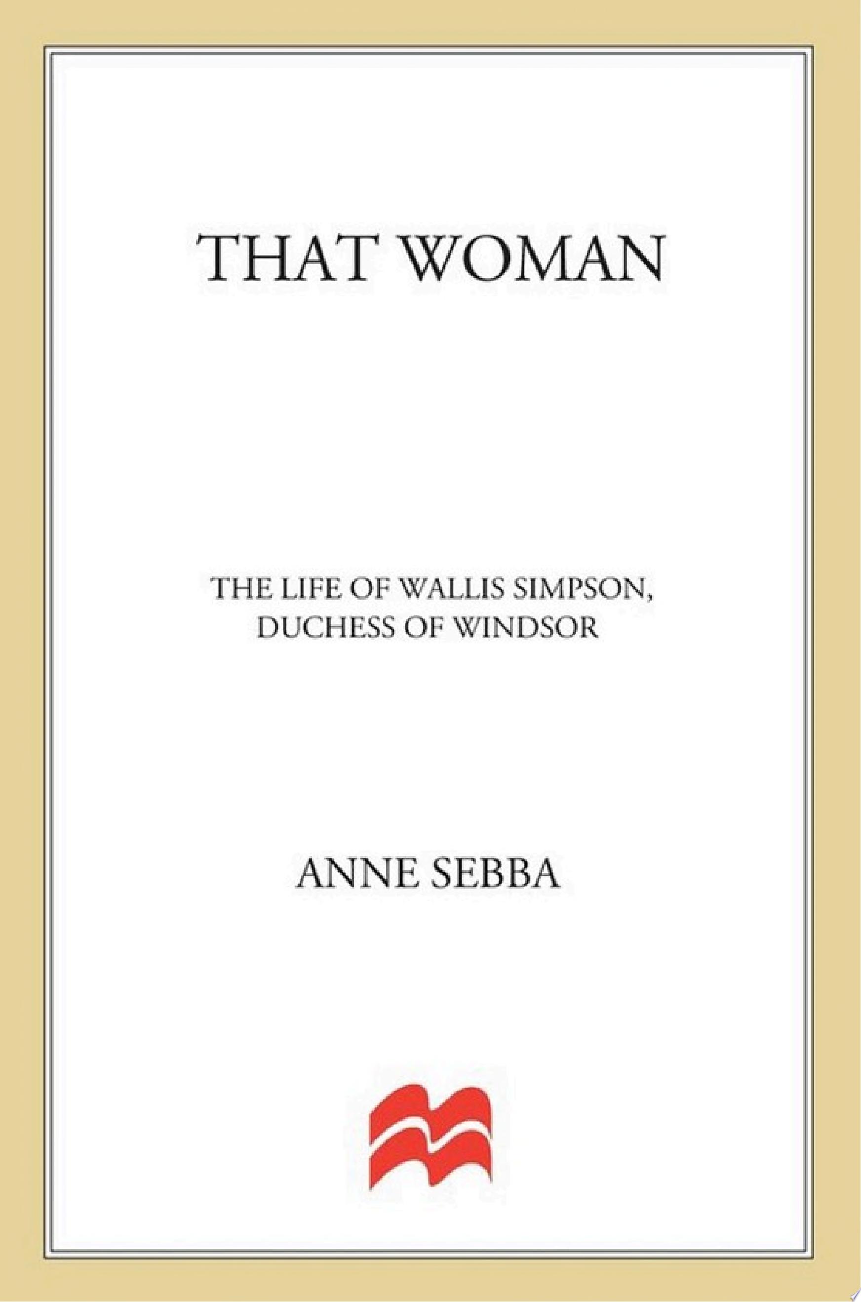 Cover of THAT WOMAN