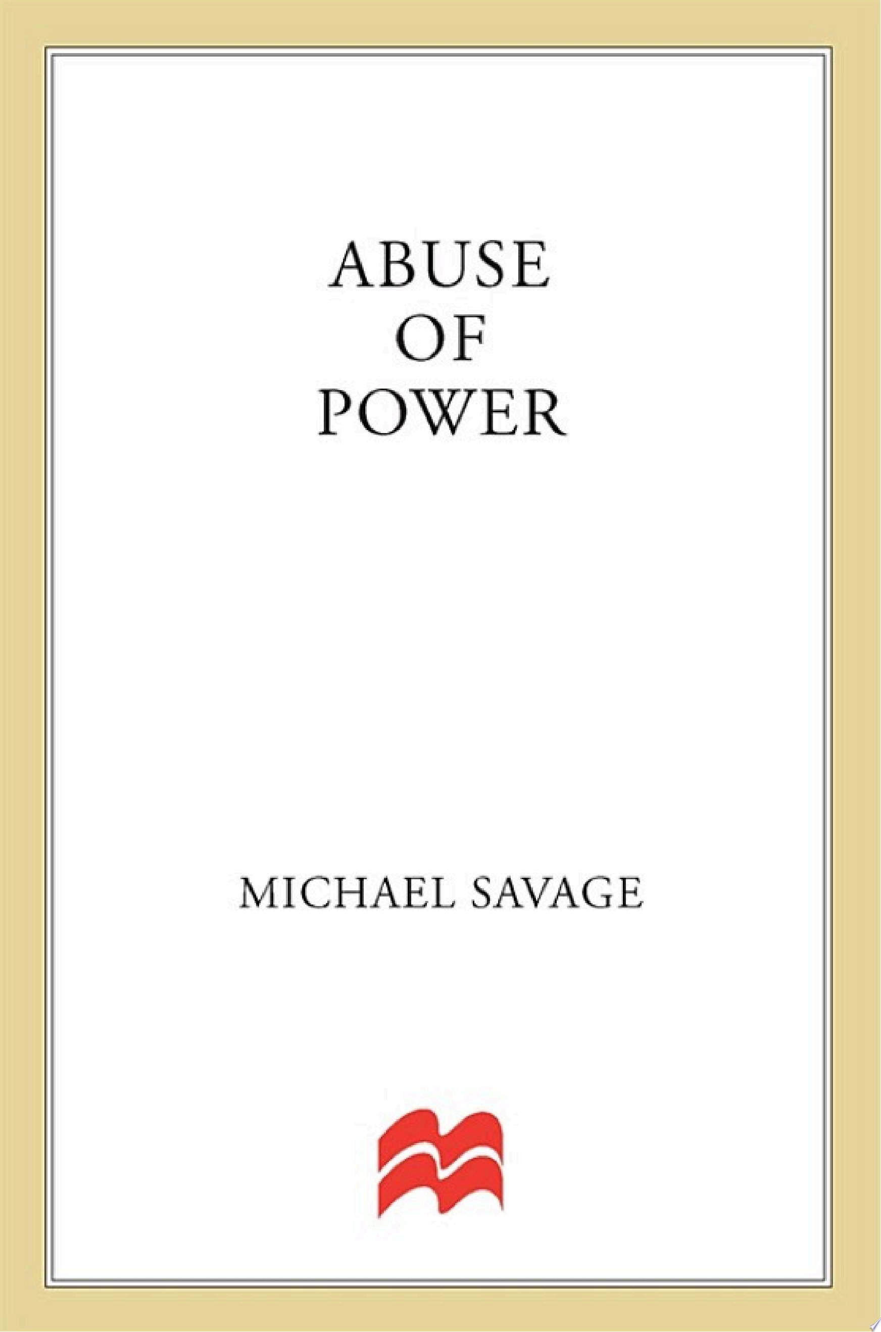 Cover of ABUSE OF POWER
