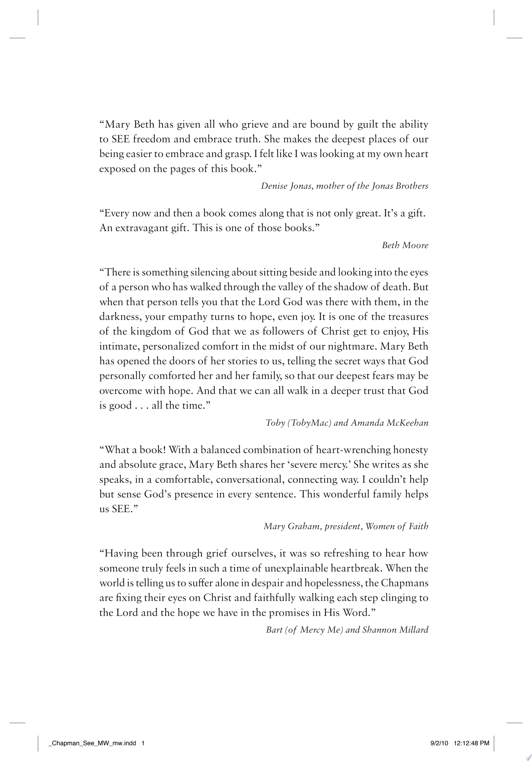 Cover of CHOOSING TO SEE