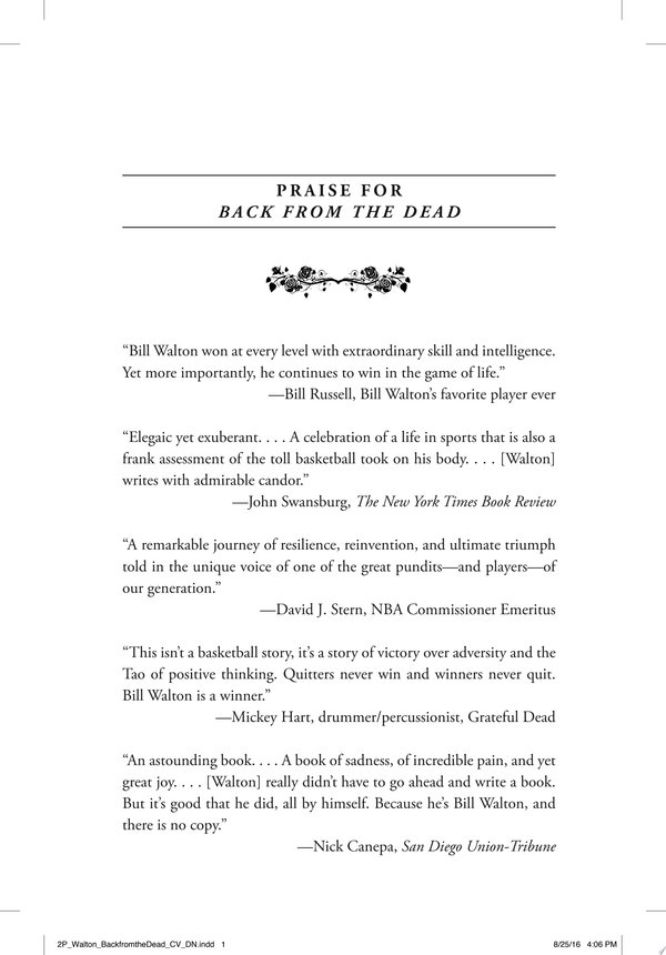 Cover of BACK FROM THE DEAD