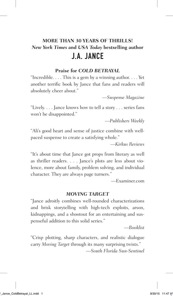 Cover of COLD BETRAYAL