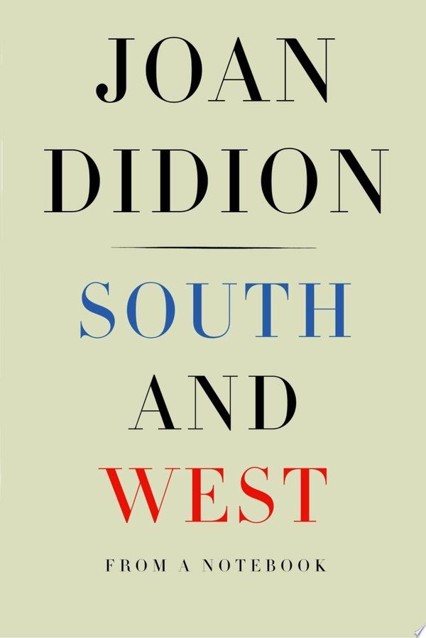 Cover of SOUTH AND WEST