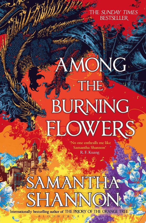 Cover of AMONG THE BURNING FLOWERS