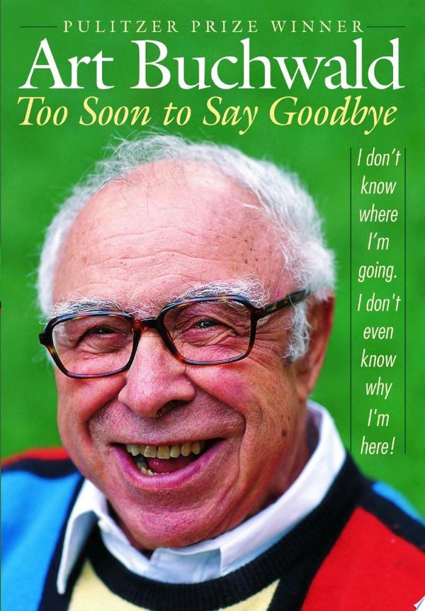 Cover of TOO SOON TO SAY GOODBYE