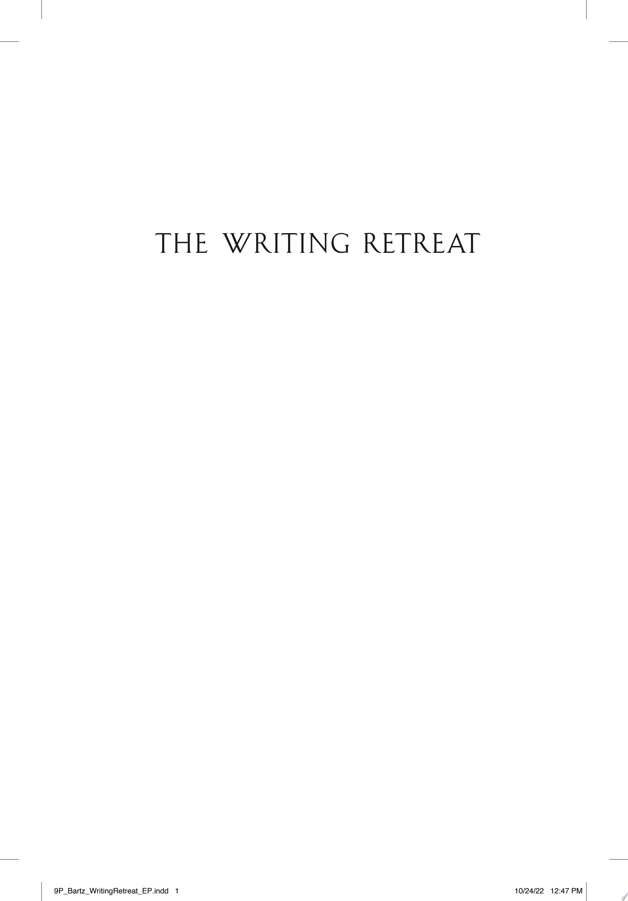 Cover of THE WRITING RETREAT