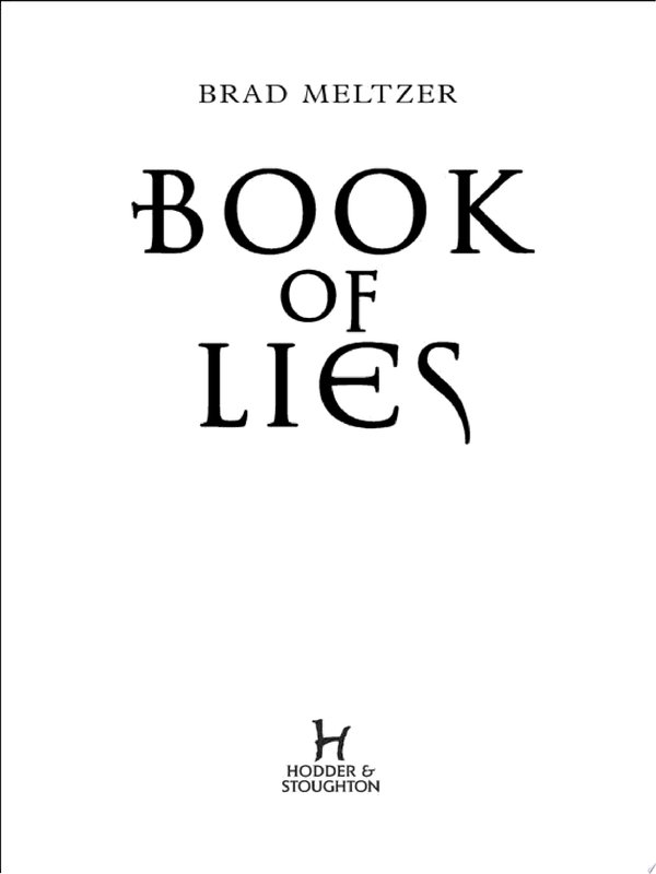 Cover of THE BOOK OF LIES