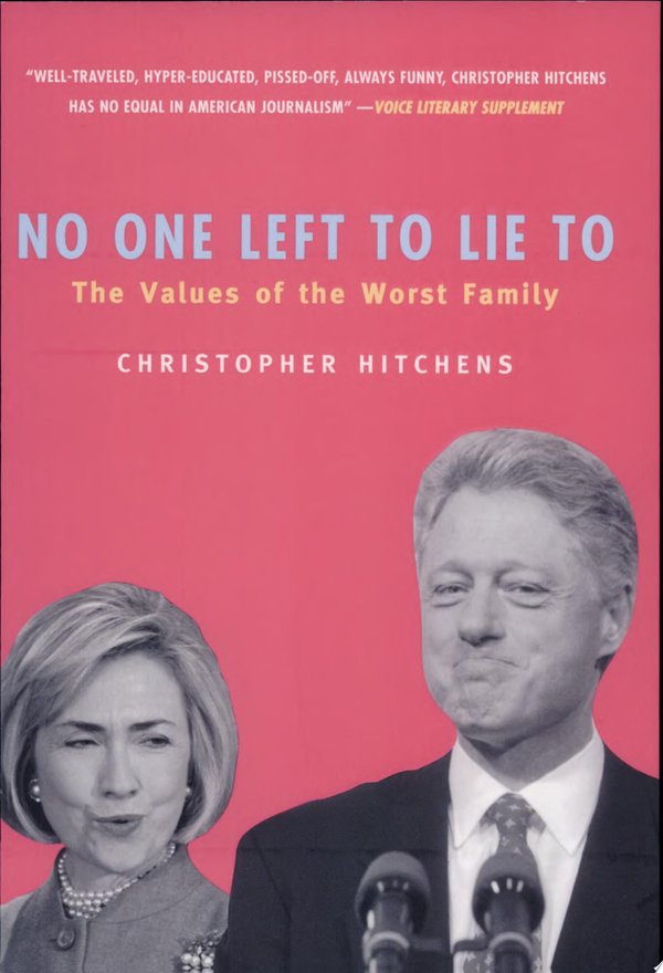 Cover of NO ONE LEFT TO LIE TO