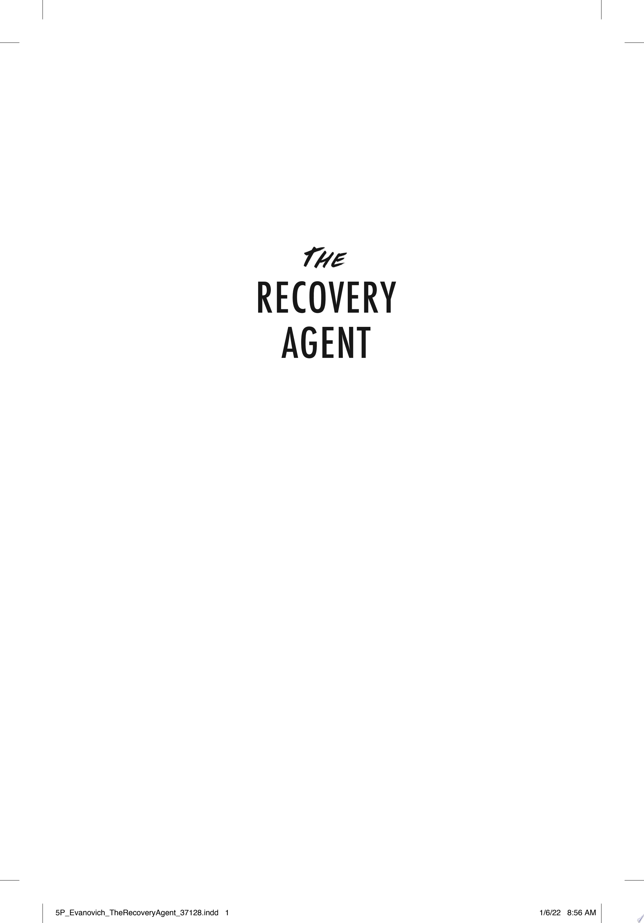 Cover of THE RECOVERY AGENT