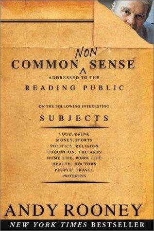 Cover of COMMON NONSENSE
