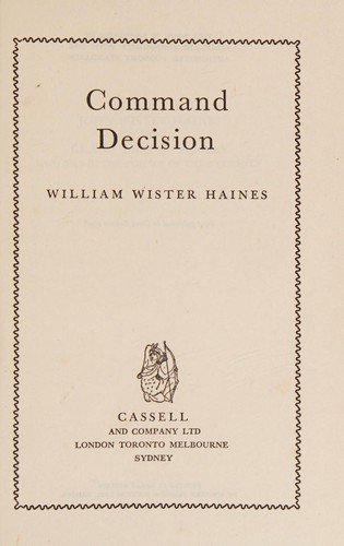 Cover of COMMAND DECISION