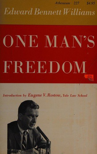 Cover of ONE MAN'S FREEDOM