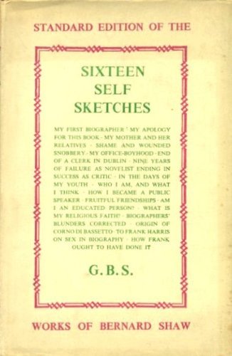 Cover of SIXTEEN SELF SKETCHES
