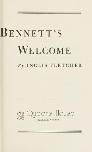 Cover of BENNETT'S WELCOME