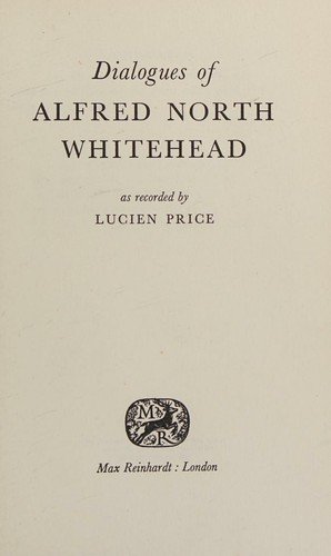 Cover of DIALOGUES OF ALFRED NORTH WHITEHEAD
