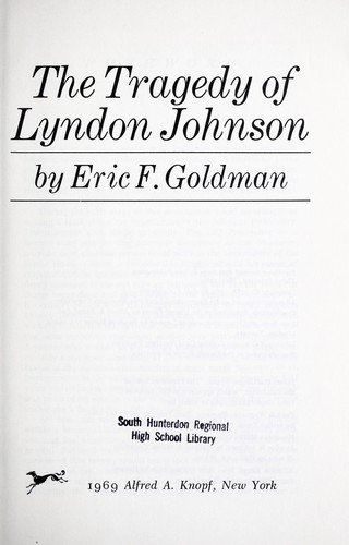 Cover of THE TRAGEDY OF LYNDON JOHNSON