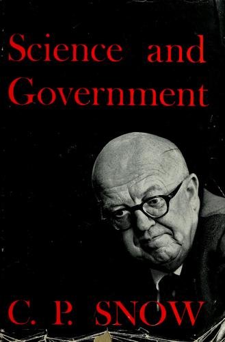 Cover of SCIENCE AND GOVERNMENT