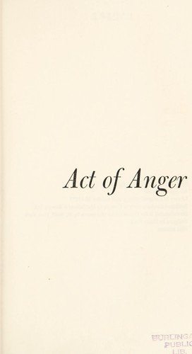 Cover of ACT OF ANGER