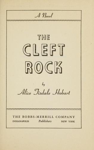 Cover of THE CLEFT ROCK