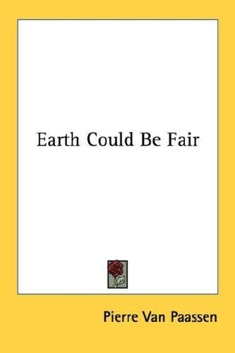 Cover of EARTH COULD BE FAIR