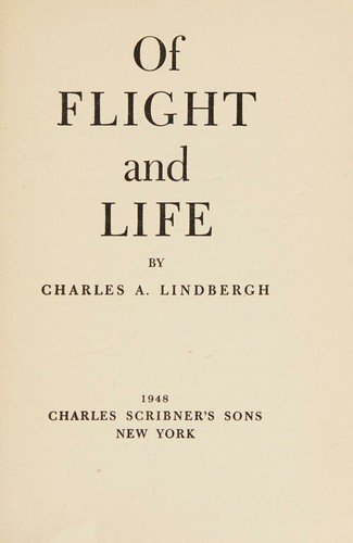Cover of OF FLIGHT AND LIFE