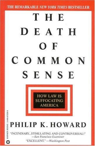 Cover of THE DEATH OF COMMON SENSE