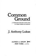Cover of COMMON GROUND