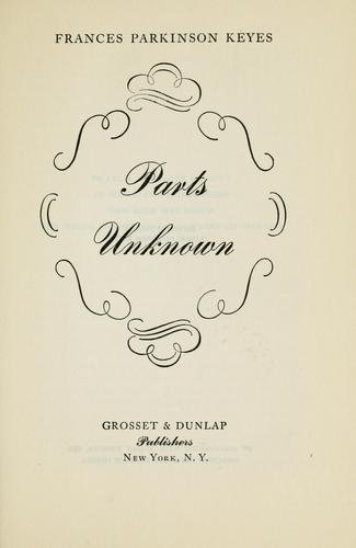 Cover of PARTS UNKNOWN
