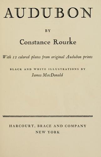 Cover of AUDUBON